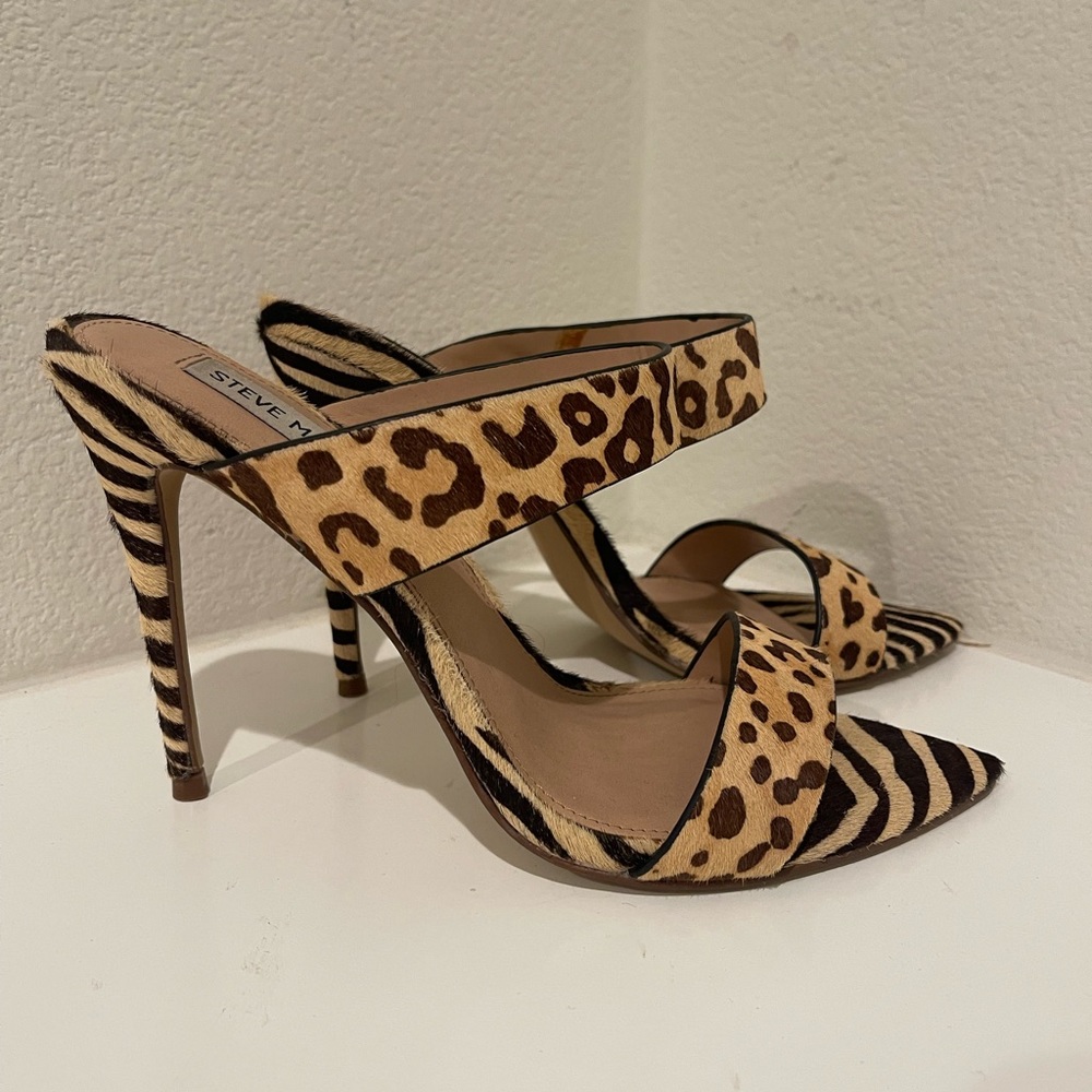 Steve Madden Mixed Animal Print heel